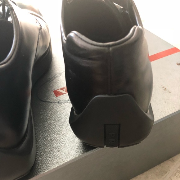 Prada black leather men’s lace up - Picture 2 of 8